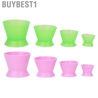 Buybest1 4pcs Silicone Mixing Bowls Paint  Blending Dental Material Bowl