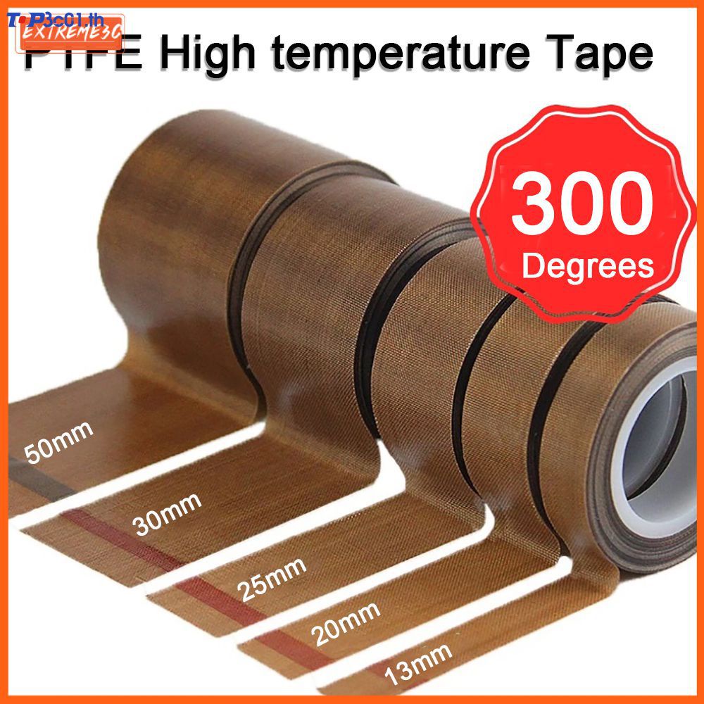 เทปผ้าแก้ว ทนความร้อนสูง 300 องศา TEFLON°ฉนวนกันความร้อน กันน้ํา สําหรับเครื่องจักร