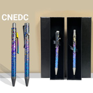 Cnedc ปากกาลูกลื่น ไทเทเนียมอัลลอย เครื่องเขียน สําหรับกลางแจ้ง