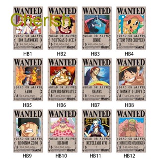 Cherish ภาพโปสเตอร์ One Piece สไตล์คลาสสิก สําหรับแขวนตกแต่งผนังบ้าน