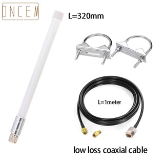 【ONCEMOREAGAIN】Lora Antenna Miner Omni-Directional Mining N Male Head With Low Loss Cable