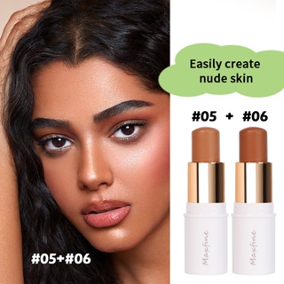 【COD】Maxfine Face Contour Highlighter Makeup Blush Stick Foundation Dark Circles Corrector Bronzer Base Concealer Facial Foundation Women Cosmetic