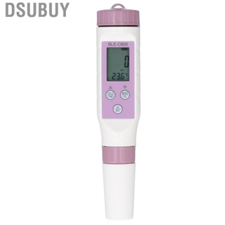 Dsubuy PH Tester  Digital Meter Backlight Display Automatic Data Storage for Sewage  Swimming Pool