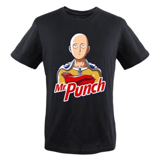 เสื้อยืดคอกลม แขนสั้น พิมพ์ลายกราฟฟิคอนิเมะ One Punch Man Kawaii Saitama แฟชั่นฤดูร้อน สไตล์ฮาราจูกุ สําหรับผู้ชาย