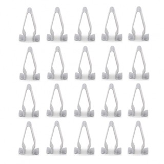⚡READYSTOCK⚡20Pcs 22mm Car Door Strip Lining Metal Fastener Tailgate Retainer Clips For Golf