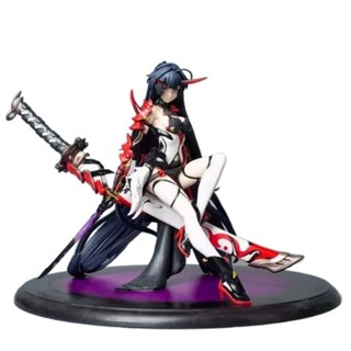 Spot Hongkai impact the third Thunder plum character collapse 3 animation statue model GK action character 19cm PVC statue collection toy game statue