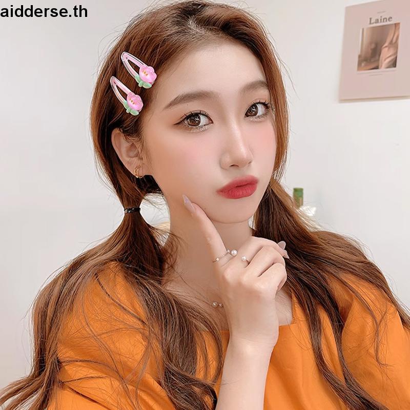 กิ๊บชุดแฟชั่นมินิดอกไม้เห็ดโปร่งใสการ์ตูนขอบคลิปแตกกิ๊บติดผมเครื่องประดับผม
