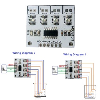 Iorsoul1 บอร์ดควบคุมระดับน้ํา 4 หลัก พร้อมอุปกรณ์เชื่อมต่อพิน