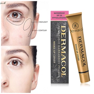 Dermacol Waterproof High Covering Concealer Cream เมคอัพฟาวเดชั่น Long Lasting Cream qccuot