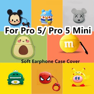 【ส่วนลด】เคสหูฟัง แบบนิ่ม ลายการ์ตูน สําหรับ Pro 5 Pro 5 Mini NO.1