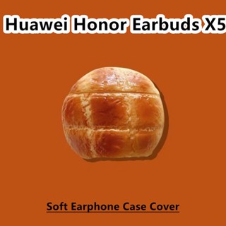 【ของแท้】เคสหูฟัง แบบนิ่ม ลายการ์ตูนตลก สําหรับ Huawei Honor Earbuds X5 X5