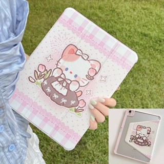 เคสอะคริลิคแข็ง ลายคิตตี้น่ารัก สําหรับ IPad Mini6 IPad5 6 7 8 9 Air Air1 Air2 Air3 Air4 Air5 10.9 นิ้ว Pro10.5 Pro11 2018 2020 2021 2022