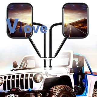 กระจกมองหลัง ทรงสี่เหลี่ยม แบบไม่จํากัด สําหรับ Jeep Wrangler CJ YJ TJ JK JL