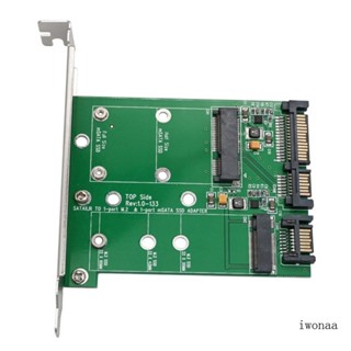 Iwo M 2 NGFF mSATA SSD to 2 5in อะแดปเตอร์ M 2 NGFF to Converter