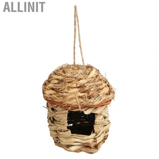 Allinit Grass Bird Nest  Woven House Decorative for Indoor Garden
