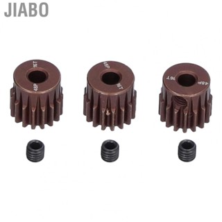 Jiabo 3Pcs 48DP 16T Steel Pinion Gear for 1/10 RC Car 3.175mm Shaft Brushless/Brushed