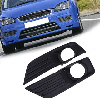 ขายดี กระจังครอบไฟตัดหมอกกันชนรถยนต์ สีดํา สําหรับ Ford Focus MK2 2005-2008