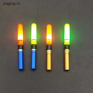 Piqging แท่งไฟ LED ลอยน้ําได้ สําหรับตกปลากลางคืน 10 ชิ้น