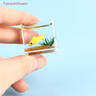 (Takashiflower) ปลาทองเรซิ่นใส ขนาดเล็ก สําหรับตกแต่งบ้านตุ๊กตา DIY