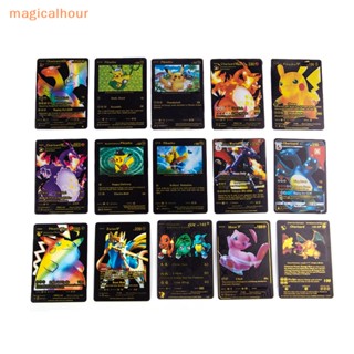 Magicalhour^^ การ์ดเกมโปเกม่อน ฟอยล์สีทอง สีเงิน และสีทอง สําหรับเก็บสะสม 54 ชิ้น