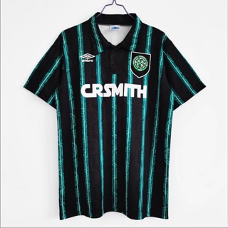 เสื้อกีฬาแขนสั้น ลายทีมชาติฟุตบอล Celtics 1992/93 ชุดเยือน