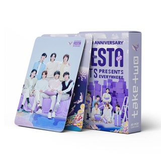 โปสการ์ดอัลบั้มรูปภาพ BT-S 2023 FESTA TAKE TWO Cards Bangtan Boys Kpop ลดราคา จํานวน 55 ชิ้น ต่อกล่อง