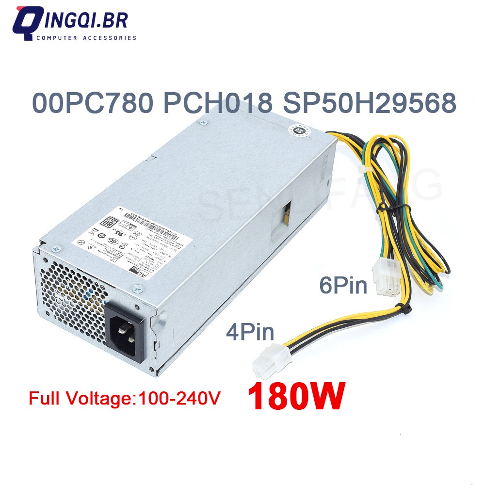 ใหม่สําหรับ Lenovo 510S 700 280 G2 400 G4 6Pin 180W PSU PCH018 00PC780 SP50H29568 DPS-180AB-22 A DPS