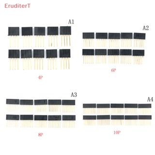 [EruditerT] หัวขายาว 2.54 มม. วางซ้อนกันได้ สําหรับ Arduino Shield 10 ชิ้น [ใหม่]