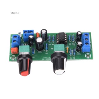 {RUI} บอร์ดขยายเสียงซับวูฟเฟอร์ DC 12V-24V NE5532	ขายดี {OuRui.th}