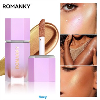 Romanky Shiny Chameleon Liquid High Light Liquid Dazzling Eye Shadow เมคอัพแบบน้ำ