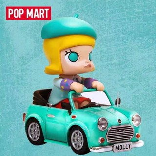 ฟิกเกอร์ POPMART POPMART molly Magic Mint Card ของเล่นสําหรับเด็ก