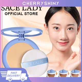 Sace Lady แป้งฝุ่น เนื้อแมตต์ ควบคุมความมัน ธรรมชาติ แมตต์ ติดทนนาน กันน้ํา กันเหงื่อ แป้งอัดแข็ง ไม่เหนียวเหนอะหนะ ครีมละเอียดอ่อน กันน้ํา แป้งทาหน้า