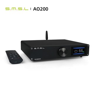 Smsl AO200 เครื่องขยายเสียงดิจิทัล บลูทูธ 5.0 อินพุตสมดุล ถอดรหัส USB XLR ลําโพงเอาท์พุต ซับวูฟเฟอร์พรีเอาท์พุต 150W*2 แอมป์ไฮไฟ