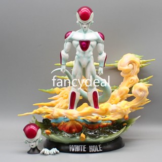 โมเดลฟิกเกอร์ PVC อนิเมะ Dragon Ball GK Frieza Fourth Form Freezer Namek ขนาด 29 ซม. สีขาว ของเล่นสําหรับเด็ก