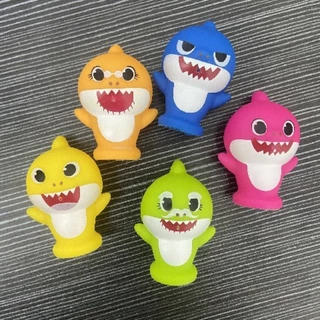 พร้อมส่ง 5ชิ้น ตุ๊กตาหุ่นนิ้ว รูปครอบครัวฉลาม สัตว์น้ำ เบบี้ชาร์ค ของเล่นสําหรับเด็ก ของเล่นเด็ก