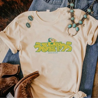 เสื้อยืด พิมพ์ลายมังงะ Urusei Yatsura แฟชั่นฤดูร้อน สําหรับผู้หญิง y2k