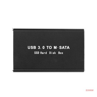 Zzz กล่องภายนอก SSD mSata USB3 0 HDD อลูมิเนียมอัลลอยด์