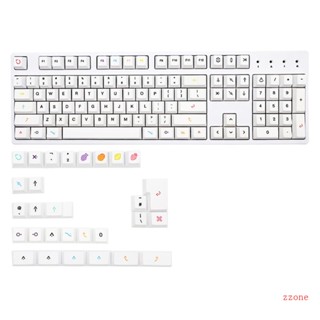 Zzz ปุ่มกดคีย์บอร์ด PBT ลายผลไม้ เชอร์รี่ สําหรับคีย์บอร์ด Mechanical