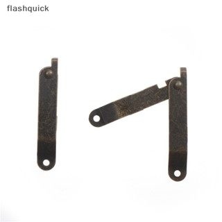 Flashquick บานพับฝาบานพับ สีบรอนซ์ สไตล์โบราณ อุปกรณ์เสริม สําหรับกล่องแสดงเฟอร์นิเจอร์