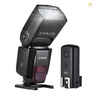 (spbpth)Andoer Ad560 IV แฟลชสปีดไลท์ไร้สาย 2.4G GN50 พร้อมทริกเกอร์แฟลช สําหรับกล้อง DSLR