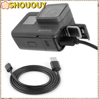 SHOUOUY สายเคเบิลกล้องแอคชั่น 1 เมตร Type-C ที่ทนทาน สําหรับ Gopro Hero 8/7/6/5