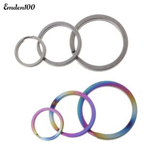 Emden พวงกุญแจโลหะไทเทเนียม ทรงกลม กันสนิม น้ําหนักเบา 1 ชิ้น