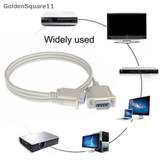 Goldensquare สายเคเบิลต่อขยาย DB9 Serial RS232 ตัวผู้ เป็นตัวเมีย สําหรับเครื่องแกะสลัก