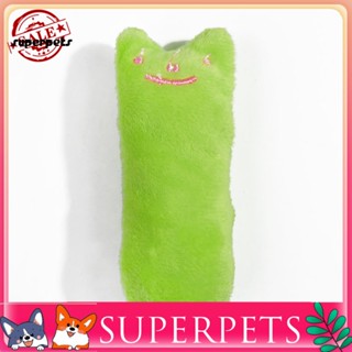 &lt;COD&gt; ของเล่นตุ๊กตาการ์ตูนแมวตลก พร้อมหญ้าชนิดหนึ่ง สําหรับสัตว์เลี้ยง แมว