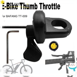 LILY อะไหล่คันเร่ง E-Bike Thumb Throttle Reffiting Parts สําหรับ BAFANG TT-009 Mid Motor 3Pin กันน้ําปลั๊ก