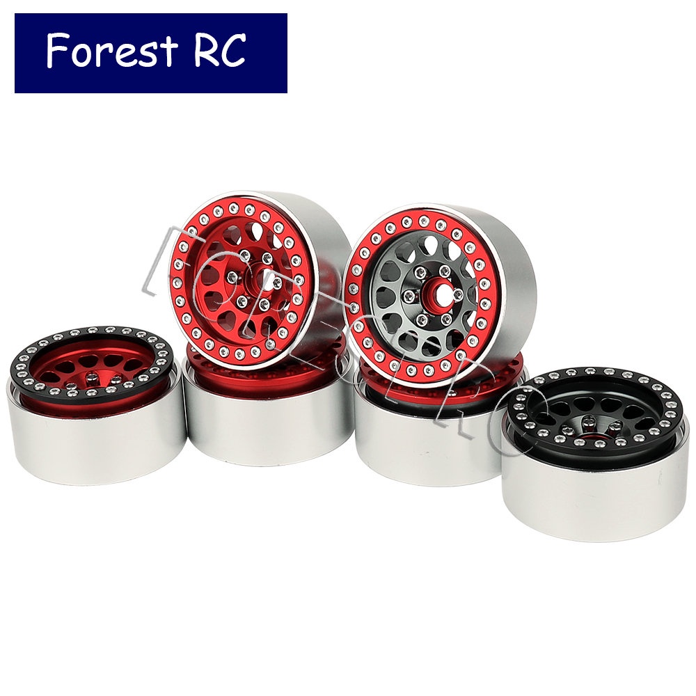ขอบดุมล้อ 12 รู 1.9 นิ้ว สําหรับรถไต่หินบังคับ 1/10 Axial SCX10 90046 D90 Traxxas TRX-4 4 ชิ้น