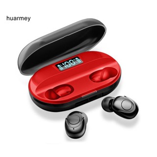 Huarmey T2 หูฟังสเตอริโอไร้สาย บลูทูธ 5.0 หน้าจอดิจิทัล