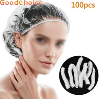 【Good】Shower Cap Showering Transparent Traval Accessories Cap Edge Elasticated【Ready Stock】