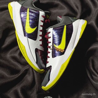 [H12] H12 NK ZOOM KOBE 5 ตลาดตัวตลก สีขาว สีม่วง