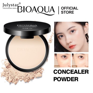 JULYSTAR Charm Clear Concealer Powder Cushion Compact Powder Oil-control 3 สี Matte Smooth Finish คอนซีลเลอร์แต่งหน้า Pressed Powder